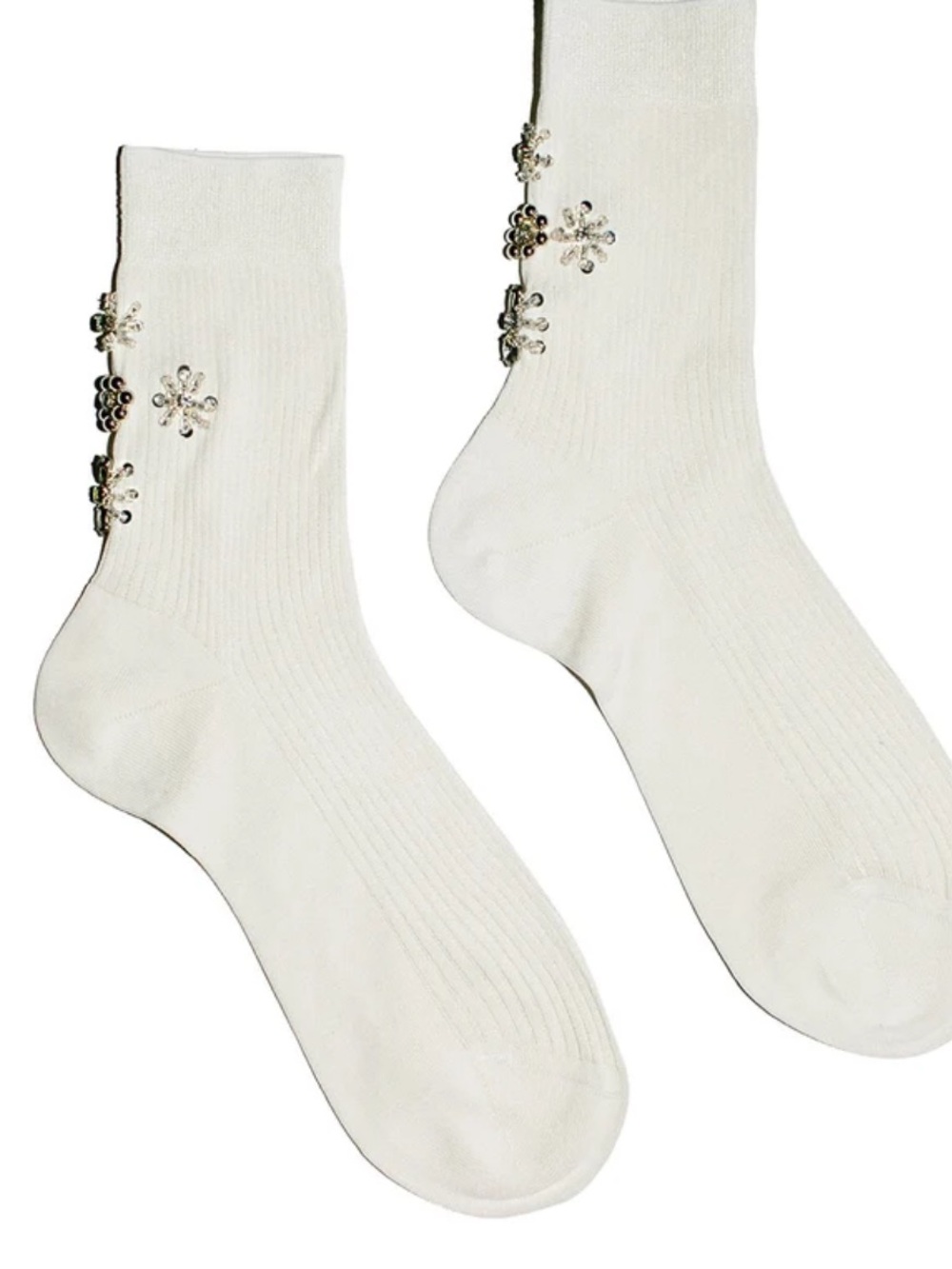 MARIA LA ROSA WHITE CONSTELLATION SOCK - Picture 2 of 4